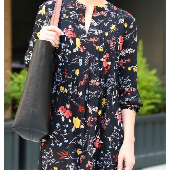 old navy black floral dress